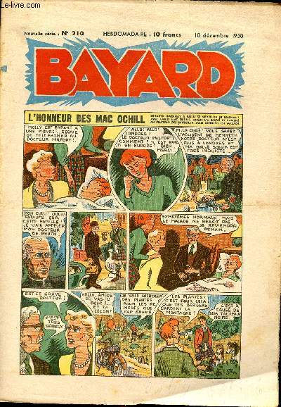 Bayard, nouvelle srie - Hebdomadaire n210 - 10 dcembre 1950