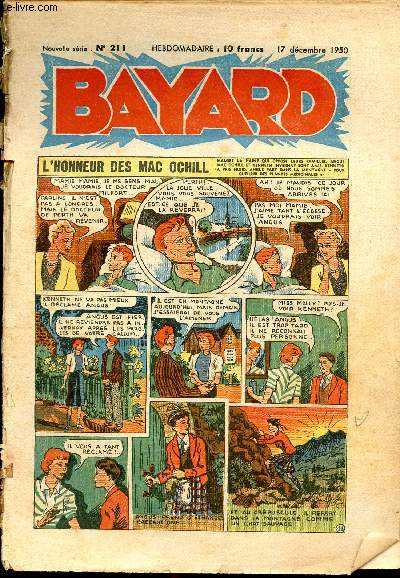 Bayard, nouvelle srie - Hebdomadaire n211 - 17 dcembre 1950
