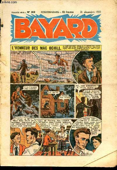 Bayard, nouvelle srie - Hebdomadaire n213 - 31 dcembre 1950