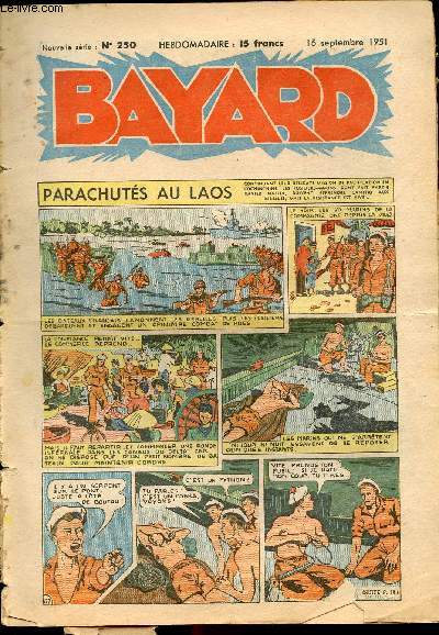 Bayard, nouvelle srie - Hebdomadaire n250 - 16 septembre 1951