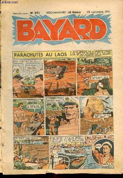 Bayard, nouvelle srie - Hebdomadaire n251 - 23 septembre 1951
