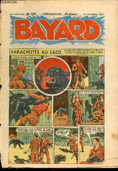 Bayard, nouvelle srie - Hebdomadaire n257 - 4 novembre 1951