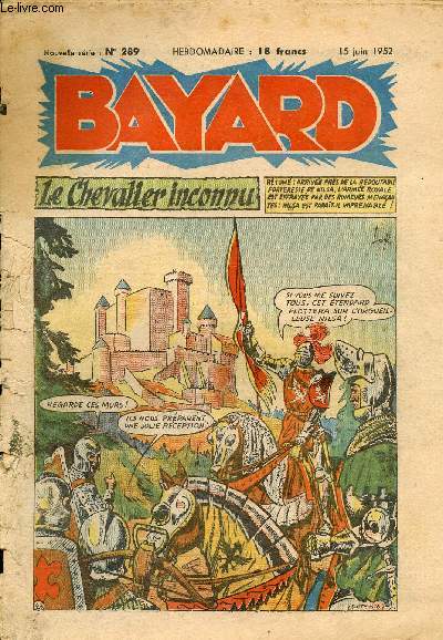 Bayard, nouvelle srie - Hebdomadaire n289 - 15 juin 1952