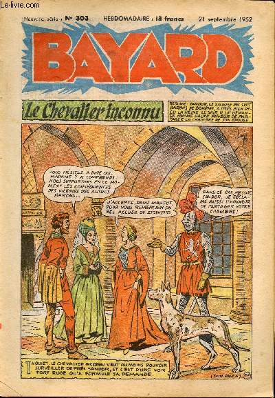 Bayard, nouvelle srie - Hebdomadaire n303 - 21 septembre 1952