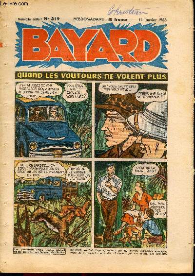 Bayard, nouvelle srie - Hebdomadaire n319 - 11 janvier 1953