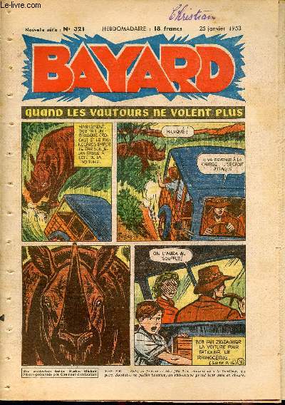 Bayard, nouvelle srie - Hebdomadaire n321 - 25 janvier 1953