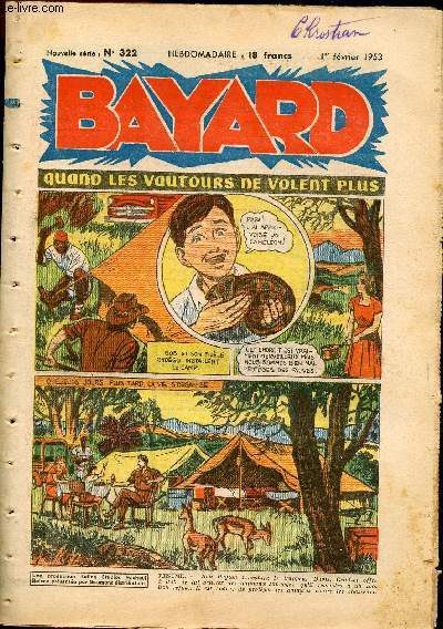 Bayard, nouvelle srie - Hebdomadaire n322 - 1er fvrier 1953
