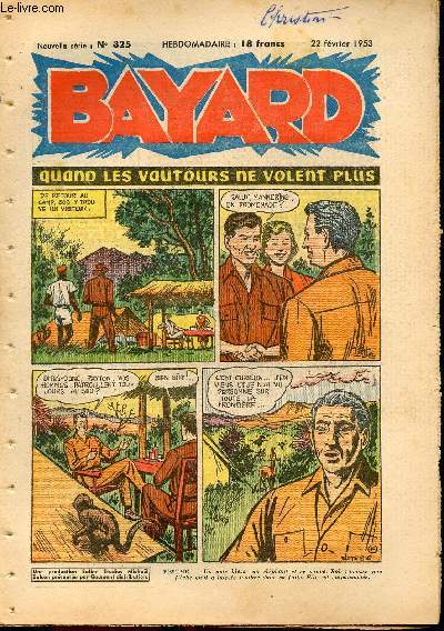 Bayard, nouvelle srie - Hebdomadaire n325 - 22 fvrier 1953
