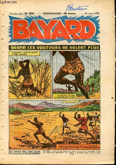 Bayard, nouvelle srie - Hebdomadaire n328 - 15 mars 1953