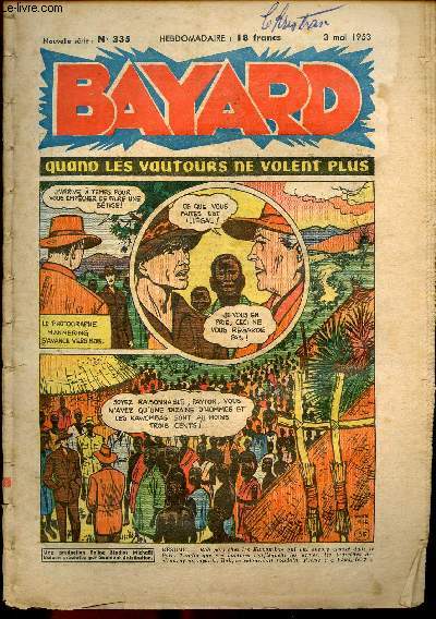 Bayard, nouvelle srie - Hebdomadaire n335 - 3 mai 1953