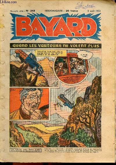 Bayard, nouvelle srie - Hebdomadaire n348 - 2 aot 1953