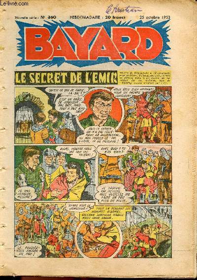 Bayard, nouvelle srie - Hebdomadaire n360 - 25 octobre 1953