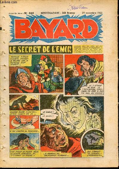 Bayard, nouvelle srie - Hebdomadaire n365 - 29 novembre 1953