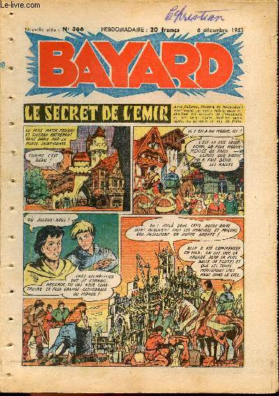 Bayard, nouvelle srie - Hebdomadaire n366 - 6 dcembre 1953