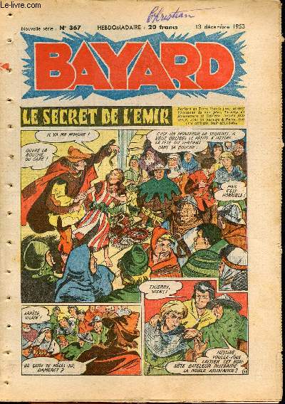 Bayard, nouvelle srie - Hebdomadaire n367 - 13 dcembre 1953