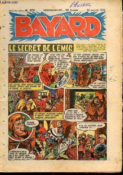 Bayard, nouvelle srie - Hebdomadaire n373 - 24 janvier 1954