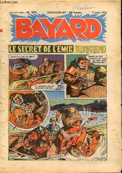 Bayard, nouvelle srie - Hebdomadaire n379 - 7 mars 1954