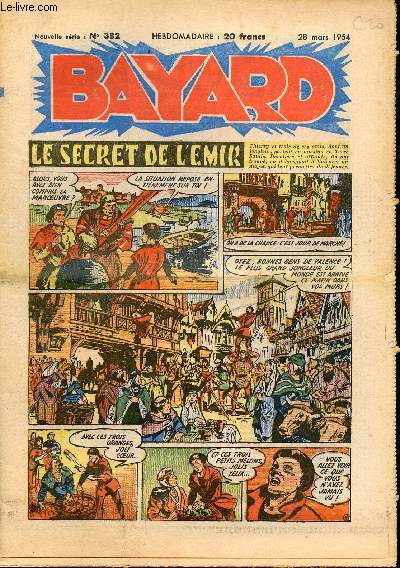 Bayard, nouvelle srie - Hebdomadaire n382 - 28 mars 1954