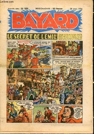 Bayard, nouvelle srie - Hebdomadaire n382 - 28 mars 1954