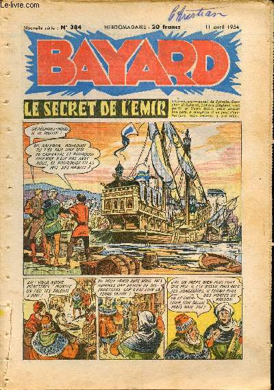 Bayard, nouvelle srie - Hebdomadaire n384 - 11 avril 1954