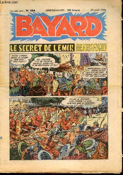 Bayard, nouvelle srie - Hebdomadaire n386 - 25 avril 1954