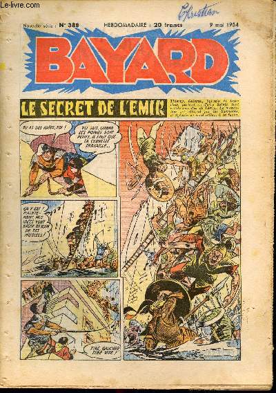Bayard, nouvelle srie - Hebdomadaire n388 - 9 mai 1954