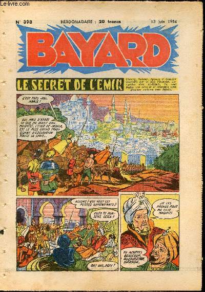 Bayard, nouvelle srie - Hebdomadaire n393 - 13 juin 1954