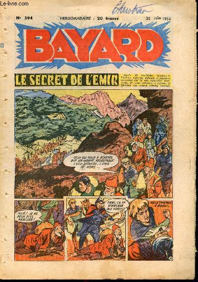 Bayard, nouvelle srie - Hebdomadaire n394 - 20 juin 1954