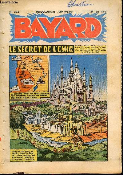 Bayard, nouvelle srie - Hebdomadaire n395 - 27 juin 1954