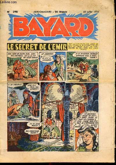 Bayard, nouvelle srie - Hebdomadaire n398 - 18 juillet 1954