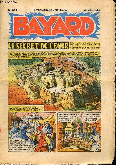 Bayard, nouvelle srie - Hebdomadaire n399 - 25 juillet 1954