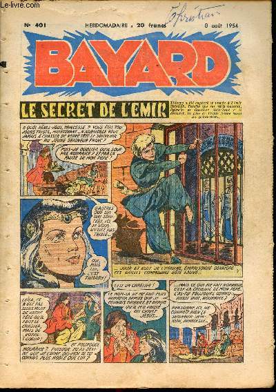 Bayard, nouvelle srie - Hebdomadaire n401 - 8 aot 1954