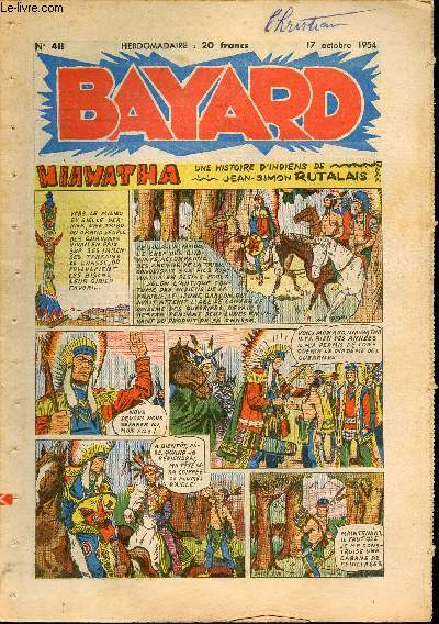 Bayard, nouvelle srie - Hebdomadaire n411 - 17 octobre 1954