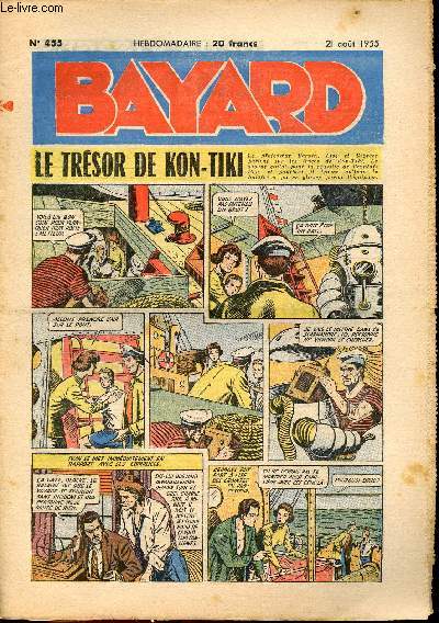 Bayard, nouvelle srie - Hebdomadaire n455 - 21 aot 1955