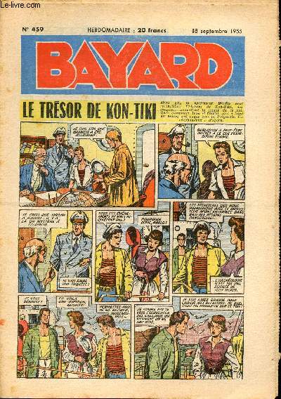 Bayard, nouvelle srie - Hebdomadaire n459 - 18 septembre 1955