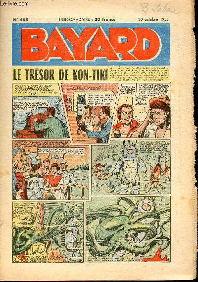 Bayard, nouvelle srie - Hebdomadaire n465 - 30 octobre 1955