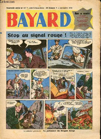 Bayard - Nouvelle srie - Hebdomadaire n10 - 2 septembre 1956
