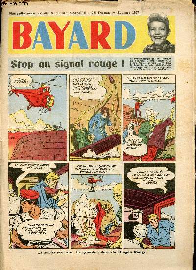 Bayard - Nouvelle srie - Hebdomadaire n40 - 31 mars 1957