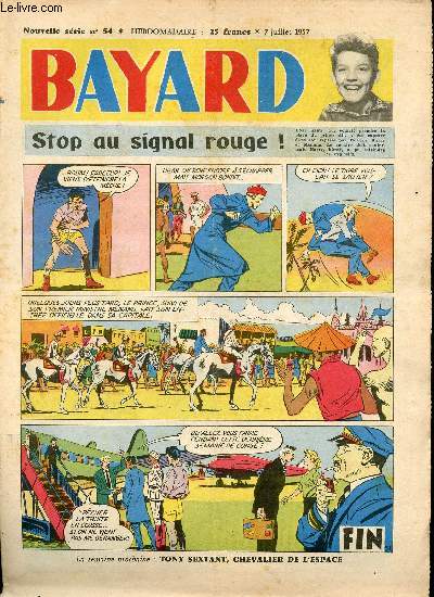 Bayard - Nouvelle srie - Hebdomadaire n54 - 7 juillet 1957