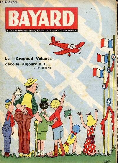 Bayard - Nouvelle srie - Hebdomadaire n156 - 21 juin 1959