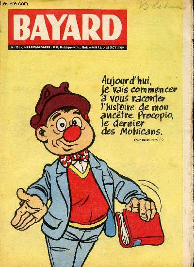 Bayard - Nouvelle srie - Hebdomadaire n174 - 25 octobre 1959