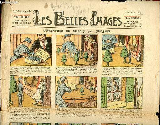 Les belles images n 709 - 28 mars 1918 - L'aventure de Dubois