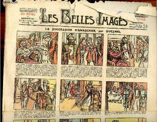 Les belles images n 771 - 5 juin 1919 - La succession d'Anaschar