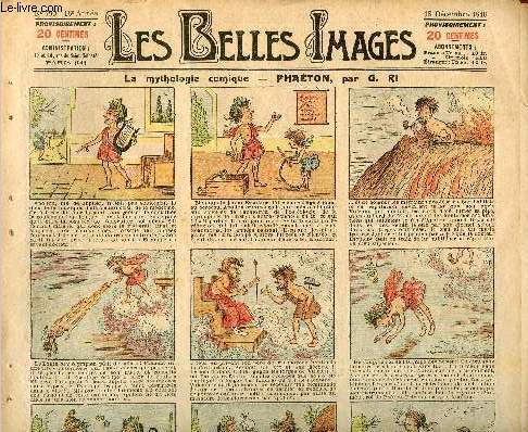 Les belles images n 799 - 18 dcembre 1919 - La mythologie comique, Phaton