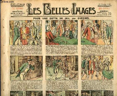 Les belles images n 807 - 12 fvrier 1920 - Pour une dette de jeu