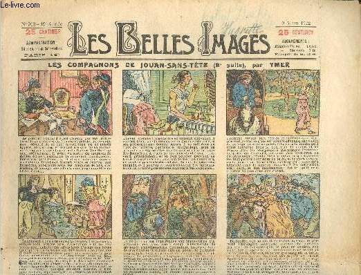 Les belles images n 912 - 9 mars 1922 - Les compagnons de Jouan-Sans-Tte (9eme suite)