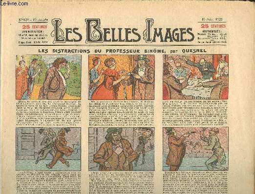 Les belles images n 926 - 15 juin 1922 - Les distractions du professeur Binme