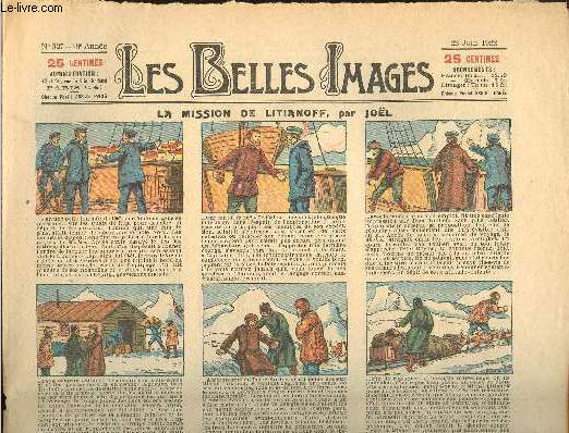 Les belles images n 927 - 22 juin 1922 - La mission de Litianoff