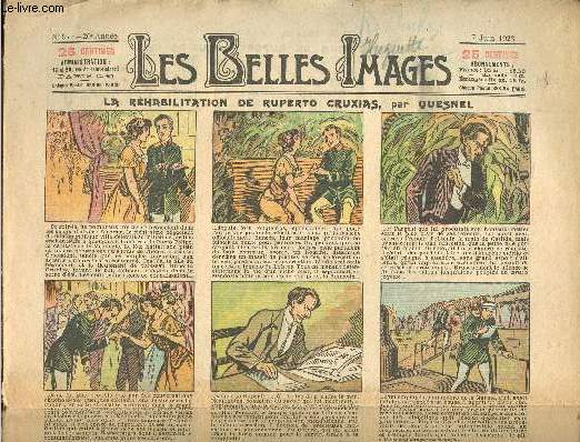Les belles images n 977 - 7 juin 1923 - La rhabilitation de Ruperto Cruxias