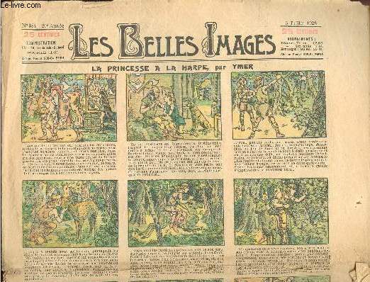 Les belles images n 981 - 5 juillet 1923 - La princesse  la harpe